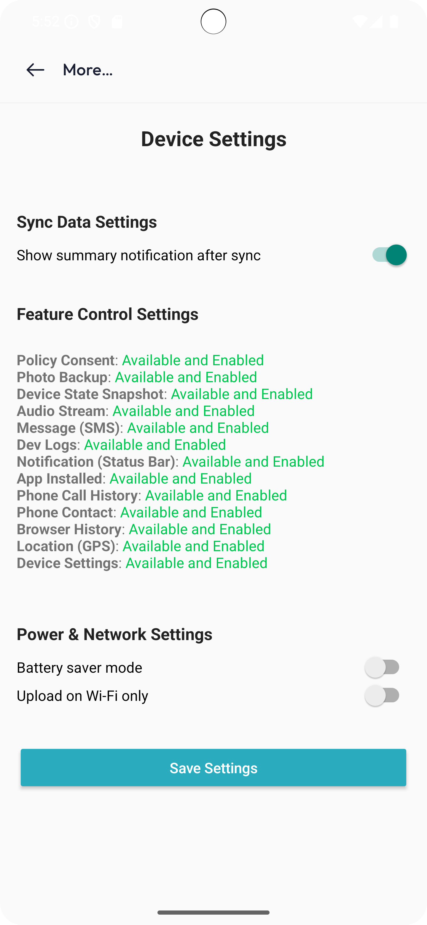User can turn of the notification